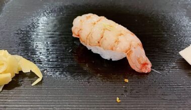 Had some grape shrimp aka budou ebi for the first time in my life recently