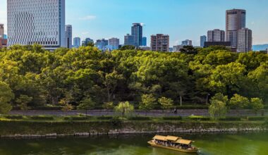 Near Osaka Castle