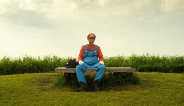 Mario at Mount Aso