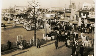 Omoide Yokocho (next Shinjuku station) in the 1950s