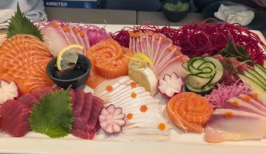 Sashimi I did yesterday