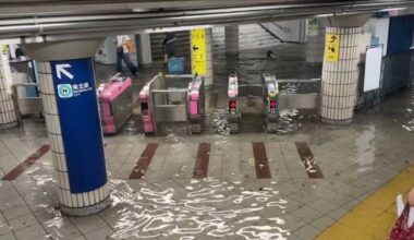 Flooding at Tokyo subway stations in August caused by torrential rain 'beyond imagination'