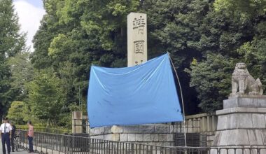 Japanese shrine that honors war dead, including convicted war criminals, is vandalized again