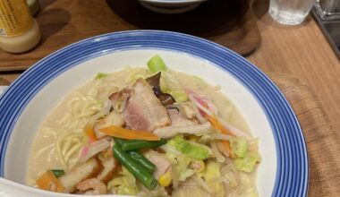 Champon ramen in Hiroo, Tokyo