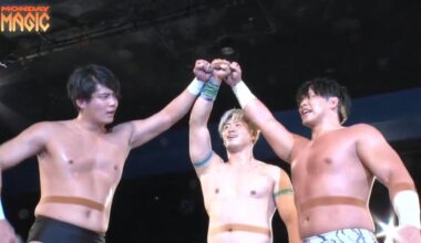 “MIRAI” Trio (Yuma Anzai, Kaito Kiyomiya & Ryohei Oiwa): prophetic picture of the future of Puroresu?