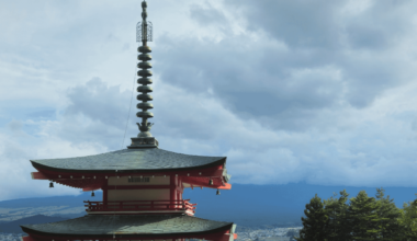 Sadly, Fuji-san was very shy this afternoon