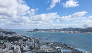 Shimonoseki side of the Kanmon Strait