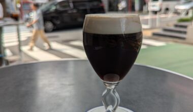 Possibly the best Irish coffee in Japan