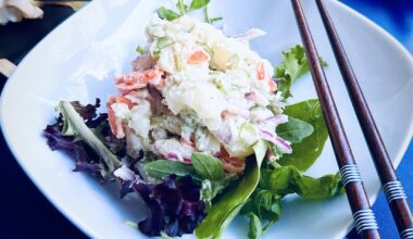 Potato Salada - and a course of yakitori!