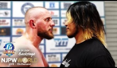 The backstage interaction between Gabe Kidd and Hiroshi Tanahashi yesterday was incredible. Gabe is putting into practice what Naito has always said: "If you don't say it, it won't get through to them." Tanahashi's last line says it all