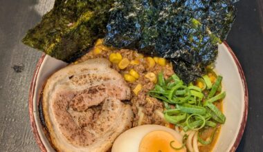 Spicy Miso Ramen with homemade  Chashu