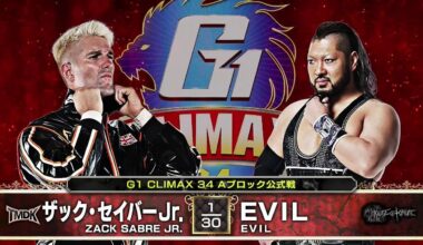 Zack Saber Jr. vs EVIL - "G1 CLIMAX 34" A Block Official Match: NJPW G1 CLIMAX 34 (August 6, 2024)