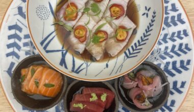 Do we prefer  tradition sashimi or more new age?