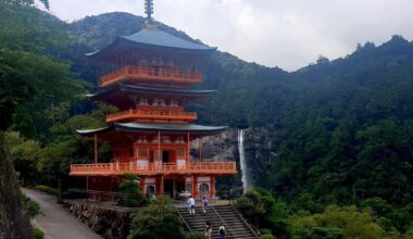 Nachi Falls in Wakayama, Japan⛩️