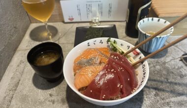 Sashimi bowl, Tokyo