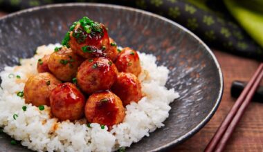 Homemade Teriyaki Chicken Meatballs