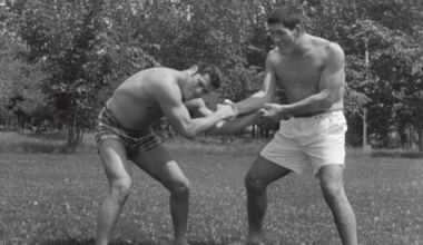 Giant Baba and Antonio Inoki (unknown year)