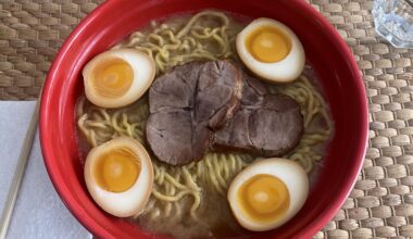 Homemade ramen