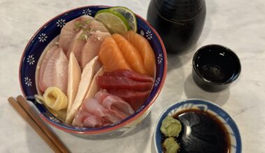 Found a local Japanese grocer that sells sashimi grade so now I can make chirashi at home!