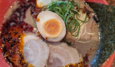 Mentora/ Tonkotsu ramen with super rich broth: Hamamatsu, Shizuoka