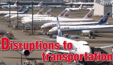 Typhoon transportation disruptions