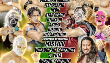 Yota Tsuji this Friday in CMLL in a trios match against mistico