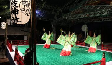 Gagaku festival at Hie shrine