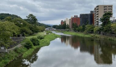 The Asano River in Kanazawa