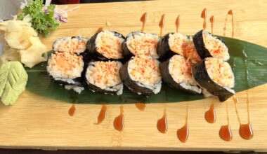 Dynamite roll for lunch