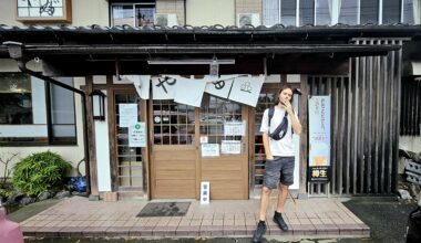 Smoking zone in Shimoyoshida