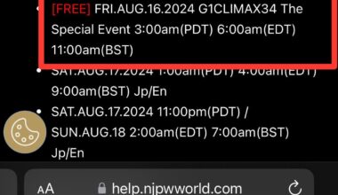 There was apparently a “Special Event” earlier today, which wasn’t on the schedule yesterday, and which I can’t find any other information about. Any ideas?