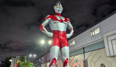 Bumped into Ultraman this evening...