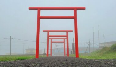 Torii in Erimo, Hokkaido