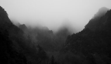 Rainy day in Kamikochi