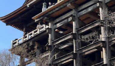 Kiyomizu-dera from below