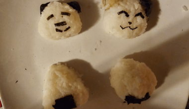 Very first try at onigiri! I'm pleased but I've got a lot more practice to do