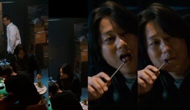 What is Han eating in this scene? Some sort of sticks covered in chocolate? (from the movie Tokyo Drift)