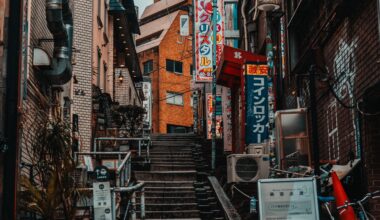 Stair set somewhere in shibuya(I think)