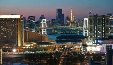 View from Telecom Center observatory , Daiba (テレコムセンター 展望室)