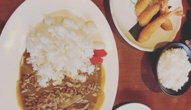 Japanese Curry with Tempura 🤤