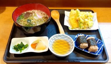 Heartwarming matcha soba by the old folks of Torikiku