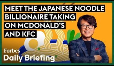 Meet The Japanese Noodle Billionaire Taking On McDonald’s And KFC