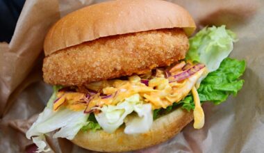 Costco Shrimp Katsu Burger