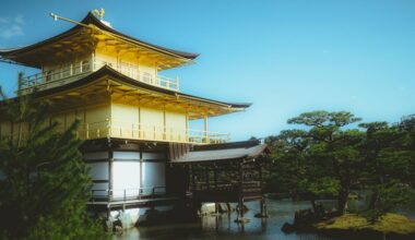 Kinkaku-ji back in March.