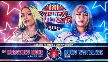 Momo Watanabe vs Mercedes Moné 8/30 in DC!