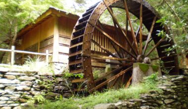 Functional Water Mill outside of Nagasaki.