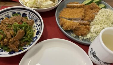 Some home cooking I’ve done this week—a couple of the dishes aren’t exclusively Japanese, but they show up regularly in Japanese cooking