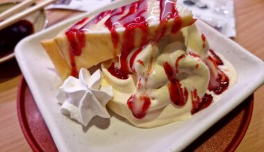 Sushiro's Mille Crepe Melba