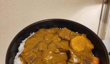 Japanese beef curry from scratch