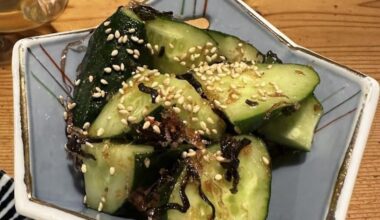 Tsujiya yakitori cucumber recipe pls!